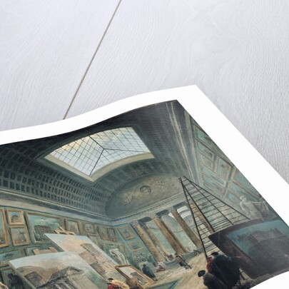 A Museum Gallery with Ancient Roman Art, before 1800 by Hubert Robert