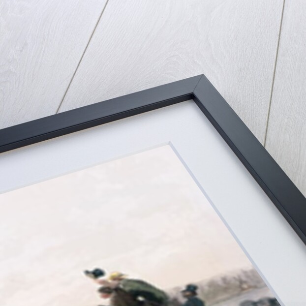 Racecourse at the Bois de Boulogne by Eugene Charles Francois Guerard