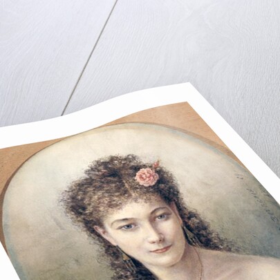 Sarah Bernhardt 1869 by Marie Desire Bourgoin