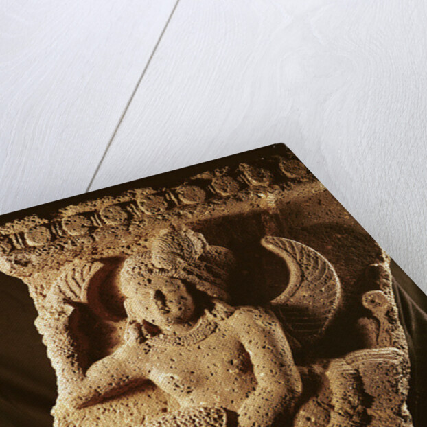 Relief depicting Dampati, Mauryan by Indian School