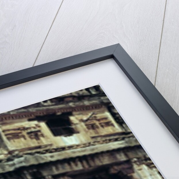 A man being blessed by an elephant at Varadarajaswamy Temple by Anonymous
