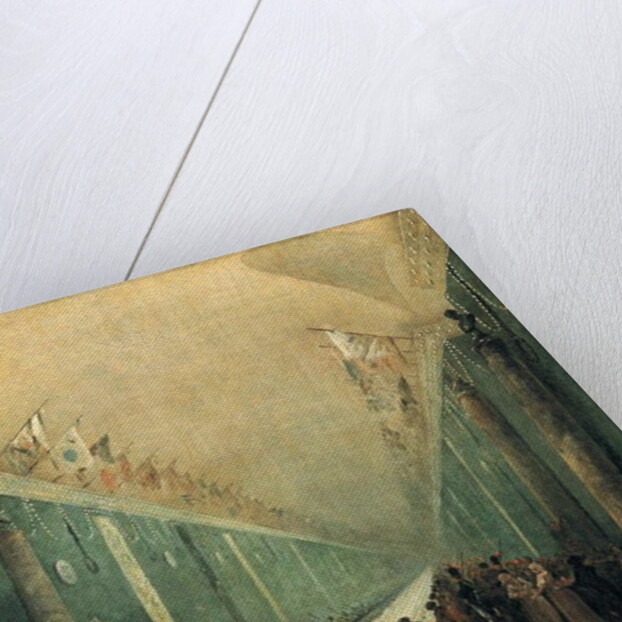 Banquet Given for Napoleon Bonaparte in the Grande Galerie of the Louvre, 20th December 1797 by Hubert Robert