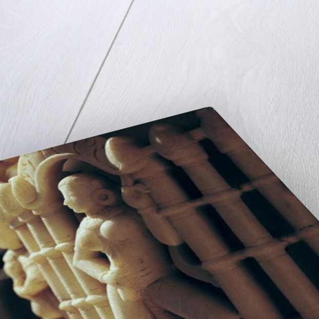 Detail of a pillar, c.1230 AD by Indian School