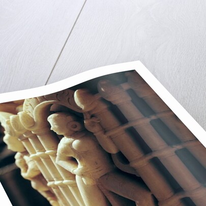 Detail of a pillar, c.1230 AD by Indian School