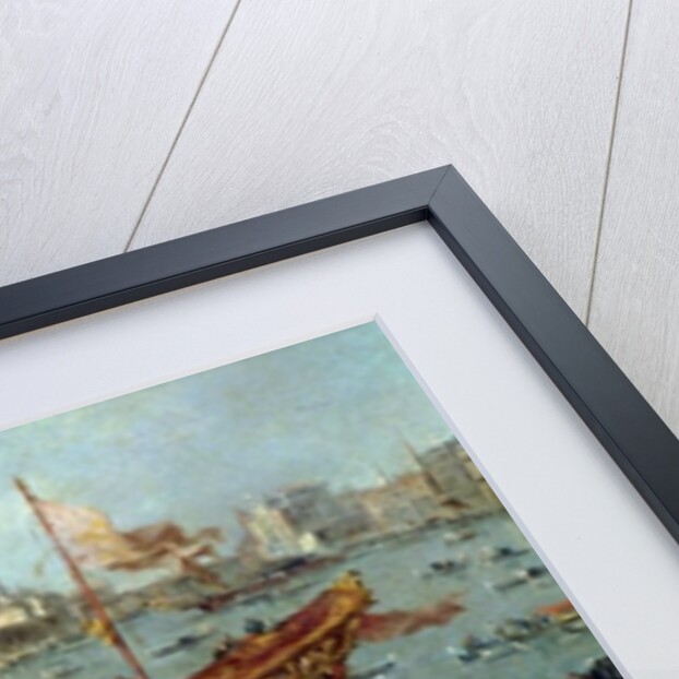 The Departure of the 'Bucentaur' Towards the Venice Lido on Ascension Day by Francesco Guardi