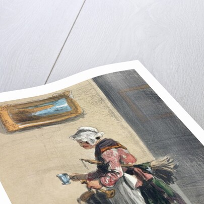 The Cleaning Lady by Alfred Andre Geniole