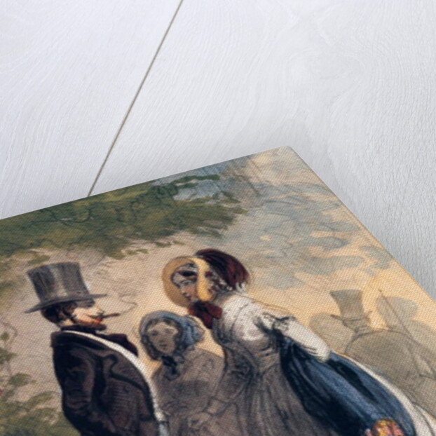 The Regular Visitor to Ranelagh Gardens by Alfred Andre Geniole