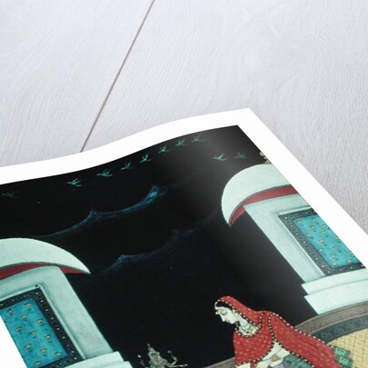 Woman Seated on a Rug, 1750 by Bangazi Ragini