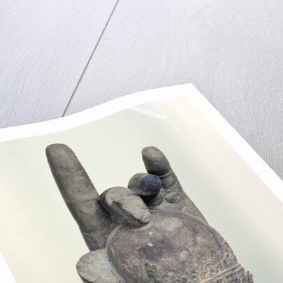 Hand from a colossal statue of Shiva, from Koh Ker, Kompong Thom Province by Cambodian School
