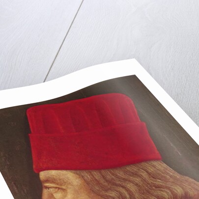 Portrait of Borso d'Este, Prince of Ferrara by Baldassare d' Este