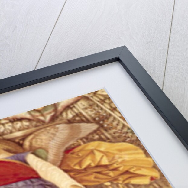 Amos and the Angel holding the pincers of the Passion of Christ by Melozzo da Forli