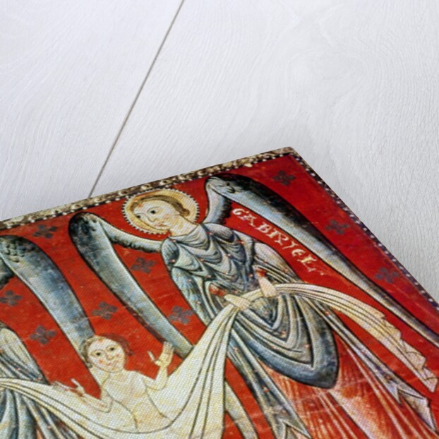 St. Gabriel and St. Raphael, c.1200 by Master of the Llusanes