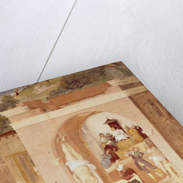 Scenes from the Life of St. Barbara by Lorenzo Lotto