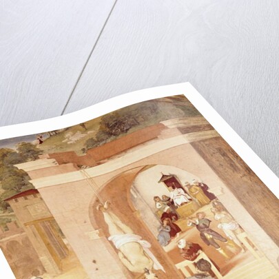 Scenes from the Life of St. Barbara by Lorenzo Lotto