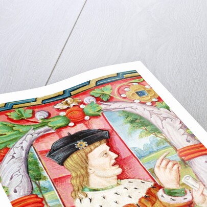 Manuel I 'The Fortunate', King of Portugal by Portuguese School