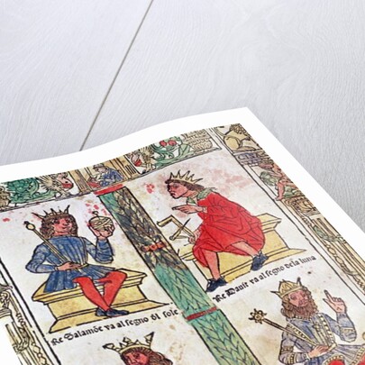 King David, Solomon, Luba and Turnis by Italian School