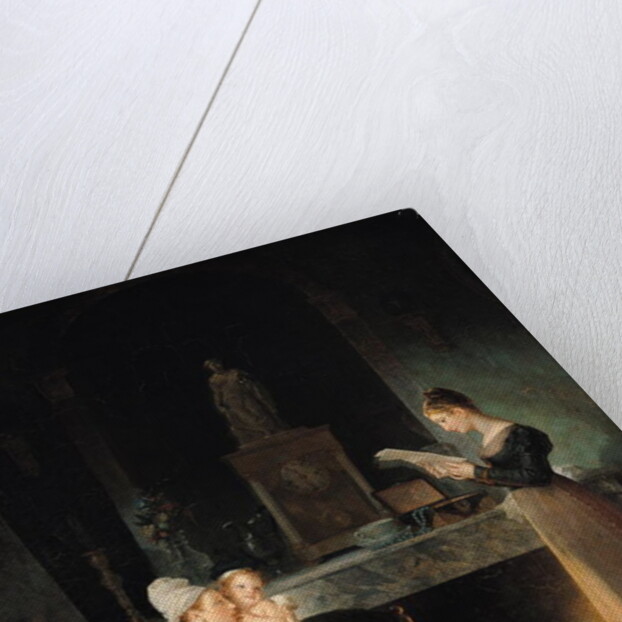 Reading the Letter by Marguerite Gerard