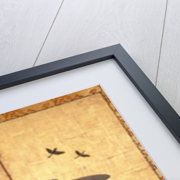 Birds with Autumn and Winter flowers by Japanese School