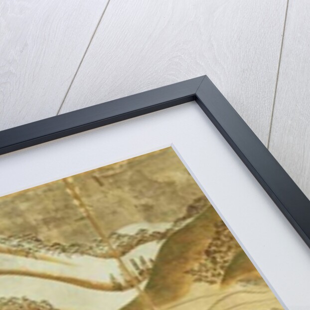 Moonlight Winter Landscape by School Japanese