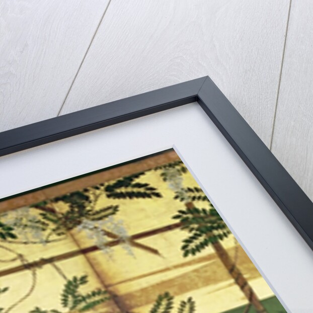 Wisteria in blossom by Soen Hasegawa