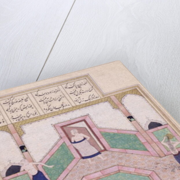 Ms D-212 fol.28b The Turkish Bath by Islamic School