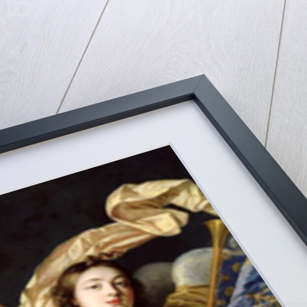 Fame Presenting a Portrait of Louis XIV to France by Jean Nocret