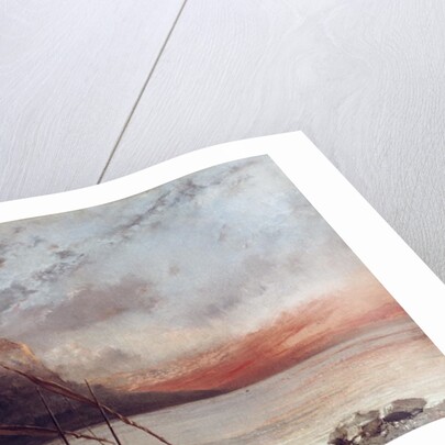 Sunset over Lake Leman, 1874 by Gustave Courbet