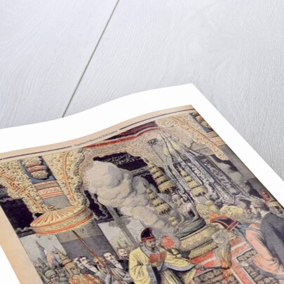 Solemn cremation of King Norodom I King of Cambodia by French School