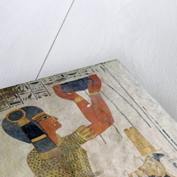 An Inmutef priest making an offering by Egyptian 20th Dynasty