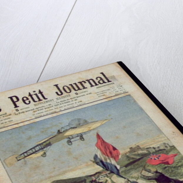 Louis Bleriot landing at Dover by French School