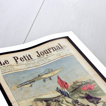 Louis Bleriot landing at Dover by French School