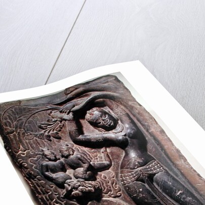 Queen Maya giving birth to the future Buddha by Nepalese School