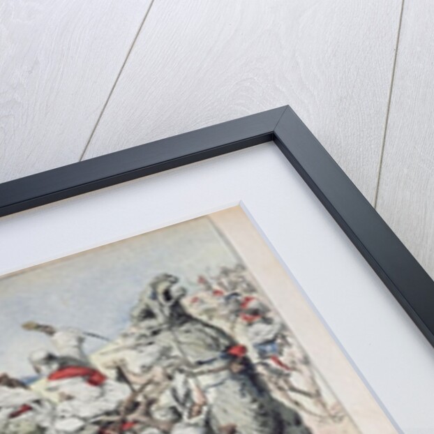 On the Algero-Moroccan Frontier, a French Detachment Punishing a Band of Moroccan Pillagers by French School