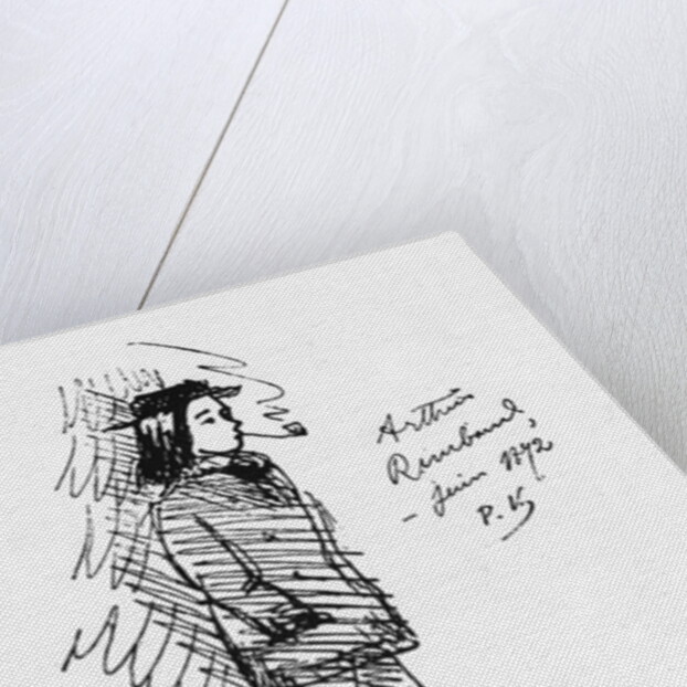 Arthur Rimbaud, June 1872 by Paul Verlaine