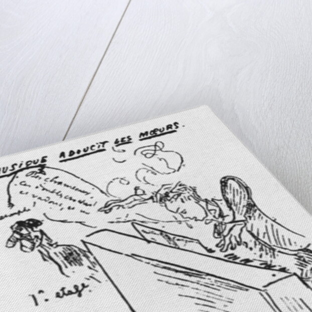 La Musique adoucit les moeurs, Arthur Rimbaud playing piano by Paul Verlaine