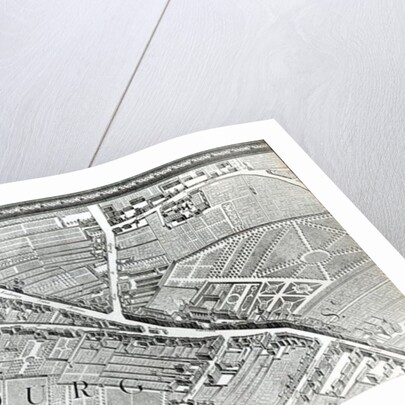 Plan of Paris, known as the 'Plan de Turgot' by Louis (after) Bretez