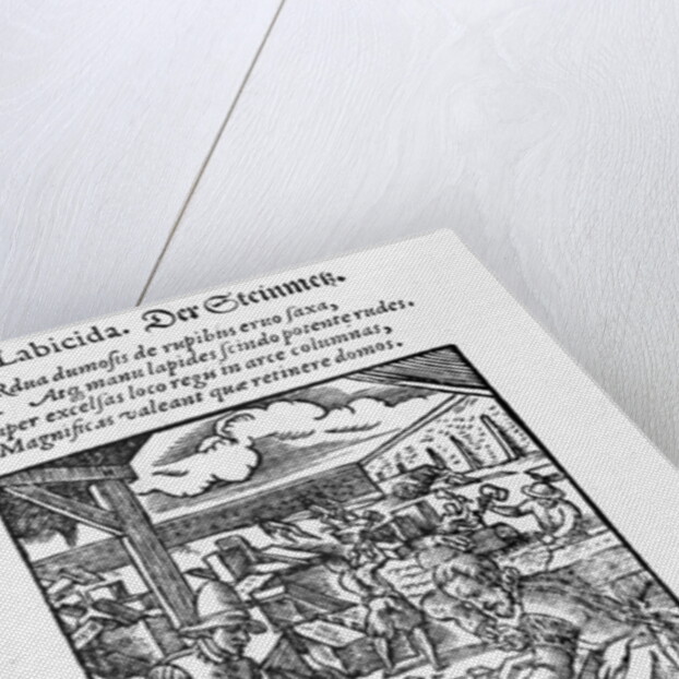 The stone-cutter by Jost Amman