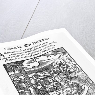 The stone-cutter by Jost Amman