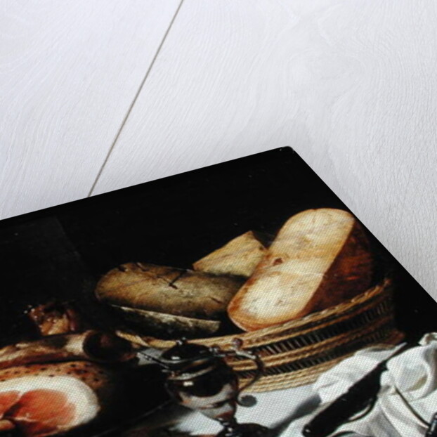 Still Life with Ham by Pieter Claesz