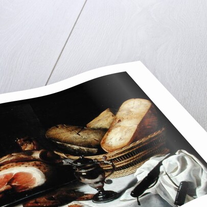 Still Life with Ham by Pieter Claesz