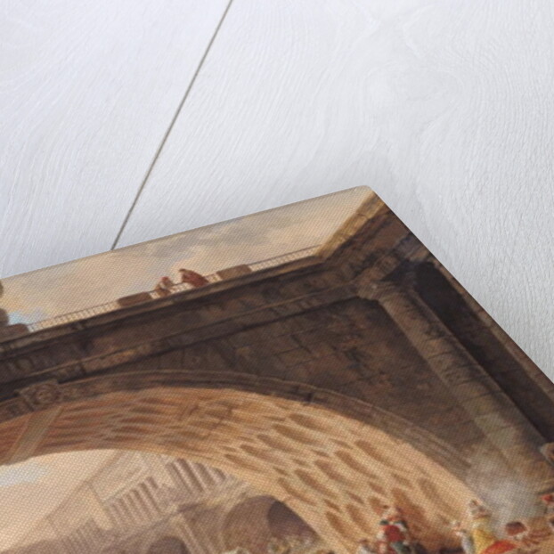 A Port, c.1760 by Hubert Robert