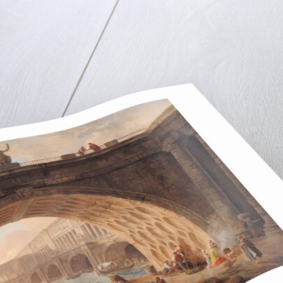 A Port, c.1760 by Hubert Robert