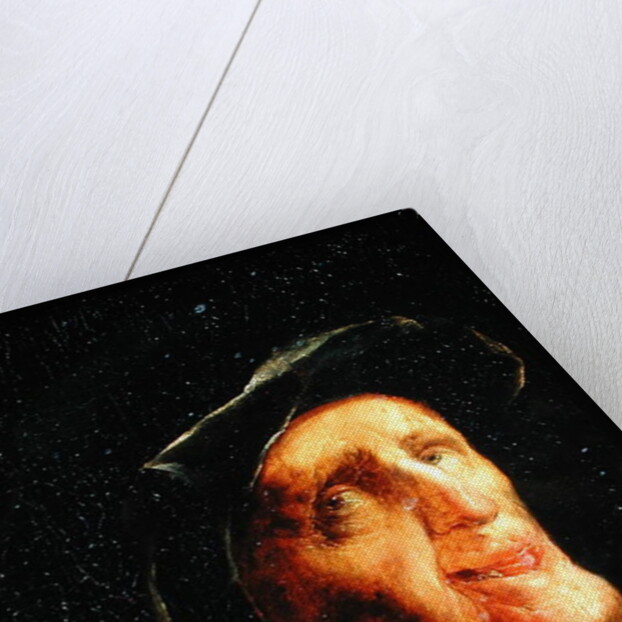 A Woman Laughing by Jan van de Venne