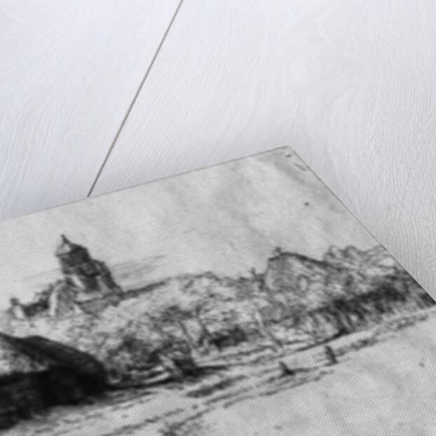 Large Landscape with a Tower, c.1650 by Rembrandt Harmensz. van Rijn