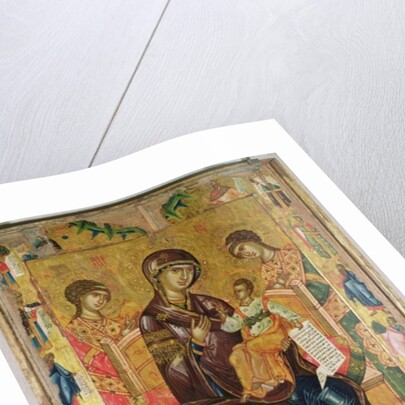 Icon of the Virgin and Child with Archangels and Prophets, 1578 by Longin Longin