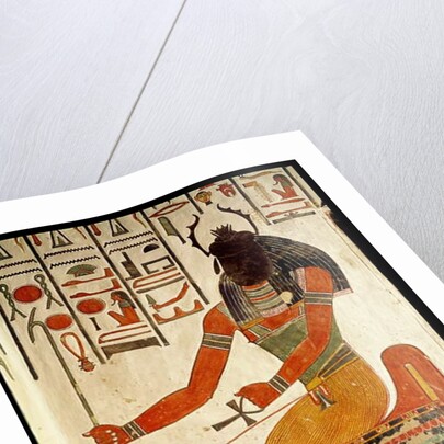 The god, Khepri by Egyptian 19th Dynasty