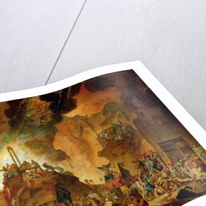 The Triumph of the Guillotine in Hell by Nicolas Antoine Taunay