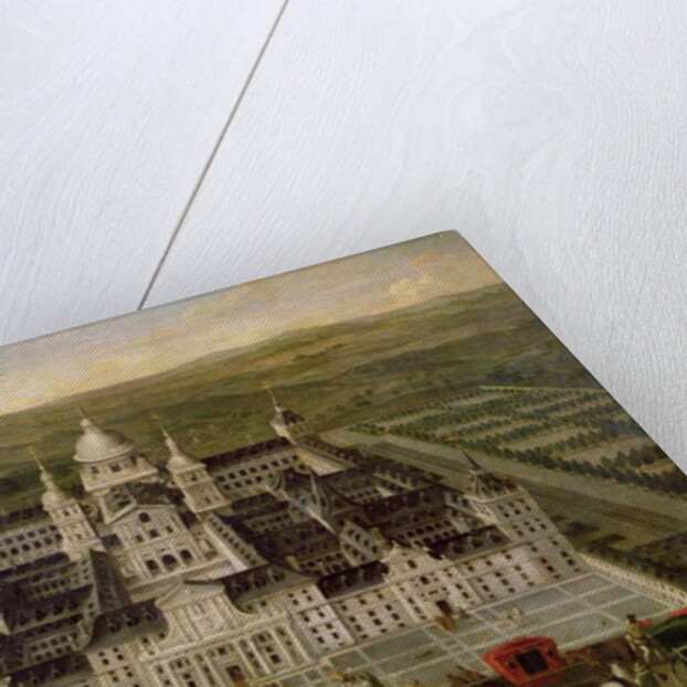 View of El Escorial by Spanish School