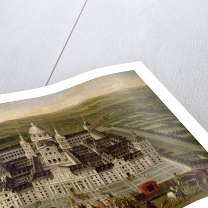 View of El Escorial by Spanish School