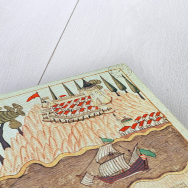 Two castles in the Black Sea, one in Greece and one in Anatolia by Islamic School